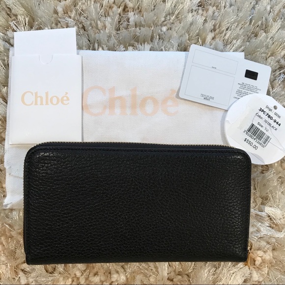 ❌Sold❌ Chloe Drew Zipped Wallet in Black - Picture 5 of 8